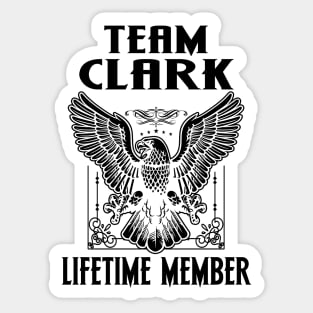 Clark Family name Sticker